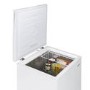 electriQ 99 Litre Chest Freezer With Outbuilding Use - White