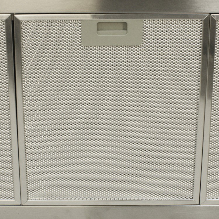Refurbished electriQ eIQCHSLINESSE90 90cm Slimline Electronic Cooker Hood Stainless Steel