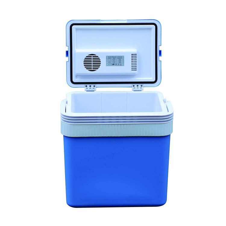 Refurbished electriQ EIQCOOLBOX 24l Portable Hot Cold Electric Cooler Box with 12v and Mains Plug