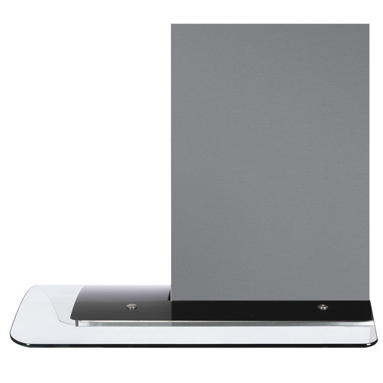 electriQ 60cm Curved Glass Touch Control Chimney Cooker Hood - Stainless Steel