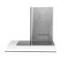 electriQ 90cm Curved Glass Chimney Cooker Hood - Stainless Steel