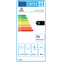 electriQ 90cm White Curved Glass Push Button Control Chimney Cooker Hood  - 5 Years warranty