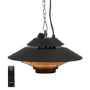 electriQ Hanging Electric Patio Heater with Remote 1500w