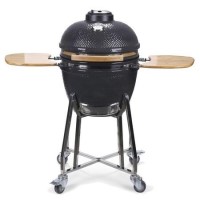 Refurbished Boss Grill The Egg - 18 Inch Ceramic Kamado Style Charcoal Egg BBQ Grill