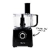 electriQ 6-in-1 700W Multifunctional Compact Food Processor - Stainless Steel &amp; Black
