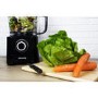 electriQ 6-in-1 700W Multifunctional Compact Food Processor - Stainless Steel & Black