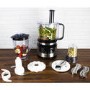 electriQ 7-in-1 800W Multifunctional Touch Control Food Processor - Stainless Steel & Black - EIQFPPREM