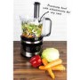 electriQ 7-in-1 800W Multifunctional Touch Control Food Processor - Stainless Steel & Black - EIQFPPREM