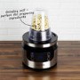 electriQ 7-in-1 800W Multifunctional Touch Control Food Processor - Stainless Steel & Black - EIQFPPREM