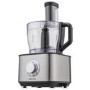 Refurbished electriQ 10-in-1 1100W Multifunctional Food Processor with Blender in Stainless Steel and Black