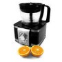 GRADE A2 - electriQ 10-in-1 1100W Multifunctional Food Processor in Stainless Steel and Black