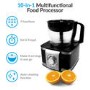 Refurbished electriQ 10-in-1 1100W Multifunctional Food Processor in Stainless Steel and Black