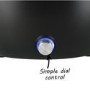 Refurbished electriQ Portable Smokeless Charcoal BBQ Lotus Style Grill with Fan