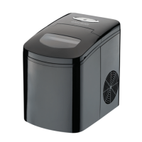 GRADE A2 - electriQ Counter Top Ice Maker in Black