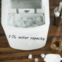 GRADE A1 - electriQ Counter Top Ice Maker in White