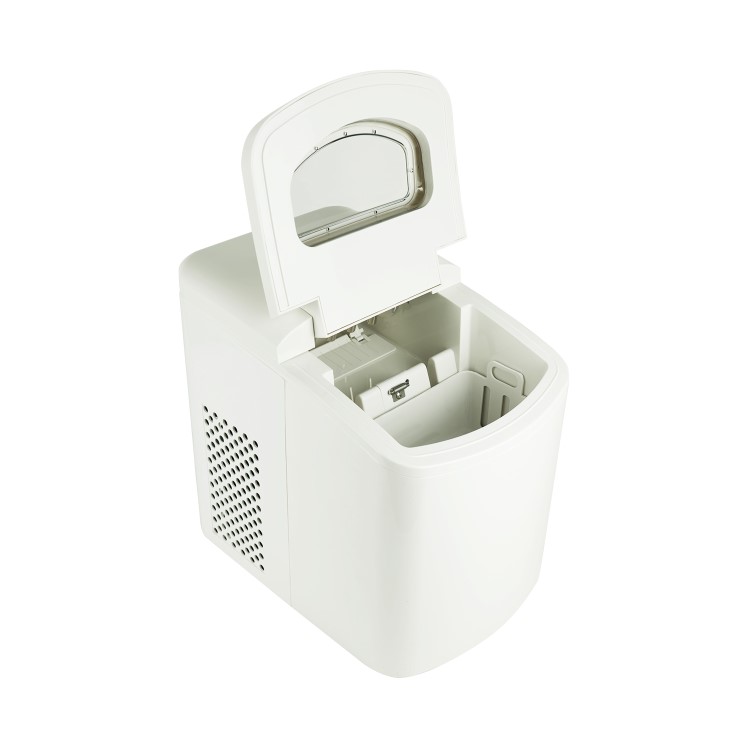 GRADE A1 - electriQ Counter Top Ice Maker in White