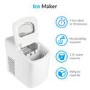 GRADE A2 - electriQ Counter Top Ice Maker in White