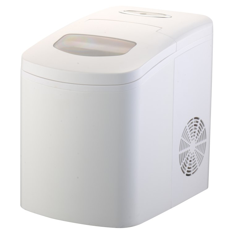 GRADE A1 - electriQ Counter Top Ice Maker in White