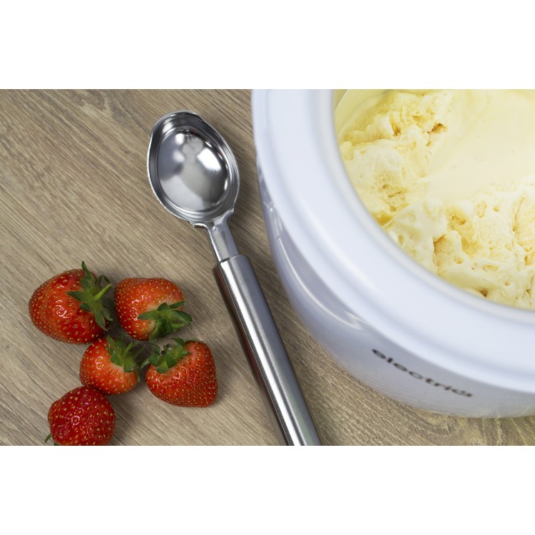 GRADE A1 - electriQ Ice Cream Maker Sorbet and Frozen Yoghurt Machine 1.8 Litre
