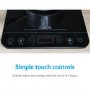 Refurbished electriQ EIQIND1PORT 29cm Single Zone Portable Induction Hob