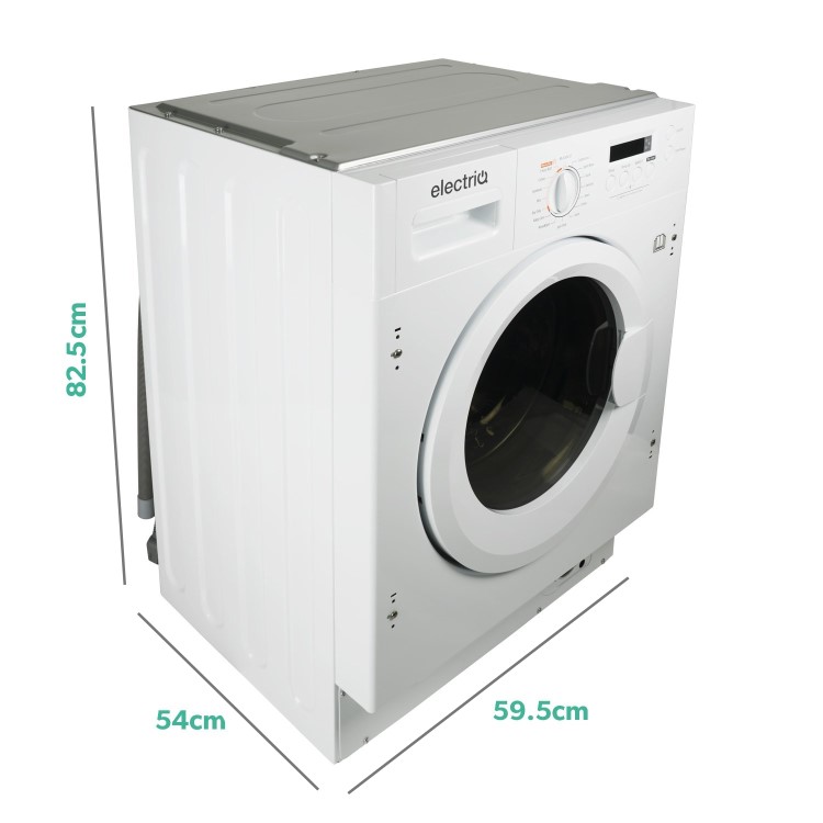 Refurbished electriQ EIQINTWD148 Integrated 8/6KG 1400 Spin Washer Dryer
