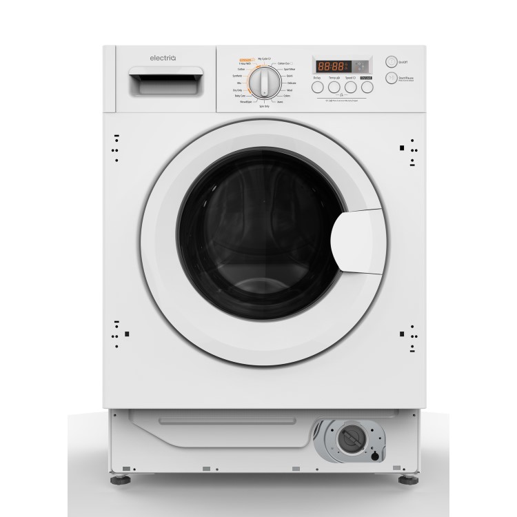 Refurbished electriQ EIQINTWD148 Integrated 8/6KG 1400 Spin Washer Dryer