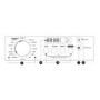 GRADE A2 - electriQ 8kg Wash 6kg Dry 1400rpm Integrated Washer Dryer - White