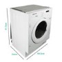 Refurbished electriQ EIQINTWD148 Integrated 8/6KG 1400 Spin Washer Dryer White