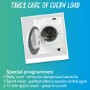 Refurbished electriQ EIQINTWD148 Integrated 8/6KG 1400 Spin Washer Dryer