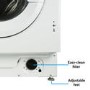 GRADE A2 - electriQ 7kg 1400rpm Integrated Washing Machine - White