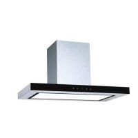 electriQ 90cm Wall Mounted Chimney Hood with LED Light Plate