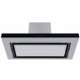electriQ 90cm Wall Mounted Chimney Hood with LED Light Plate