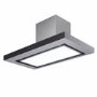 electriQ 90cm Wall Mounted Chimney Hood with LED Light Plate