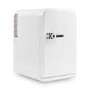 electriQ 15L Hot and Cold Portable Mini Fridge with 12V Car Adapter  - White