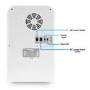 GRADE A1 - electriQ 15L Hot and Cold Portable Mini Fridge with 12V and UK Mains Plug - White