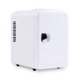 GRADE A1 - electriQ 4L Hot and Cold Mini Fridge with 12V Car and UK Mains Plug - White