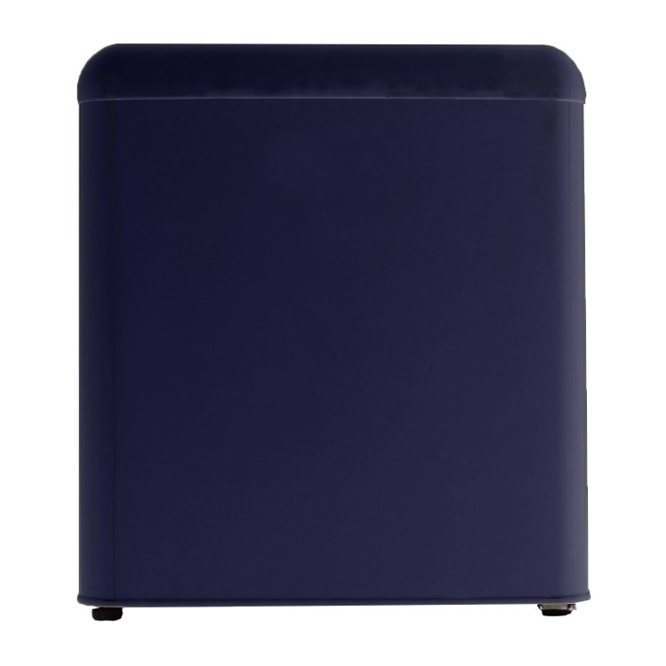 GRADE A1 - electriQ Mini Retro Table Top Fridge in Black