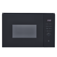 electriQ 25L 900W Built-In Microwave with Grill - Black