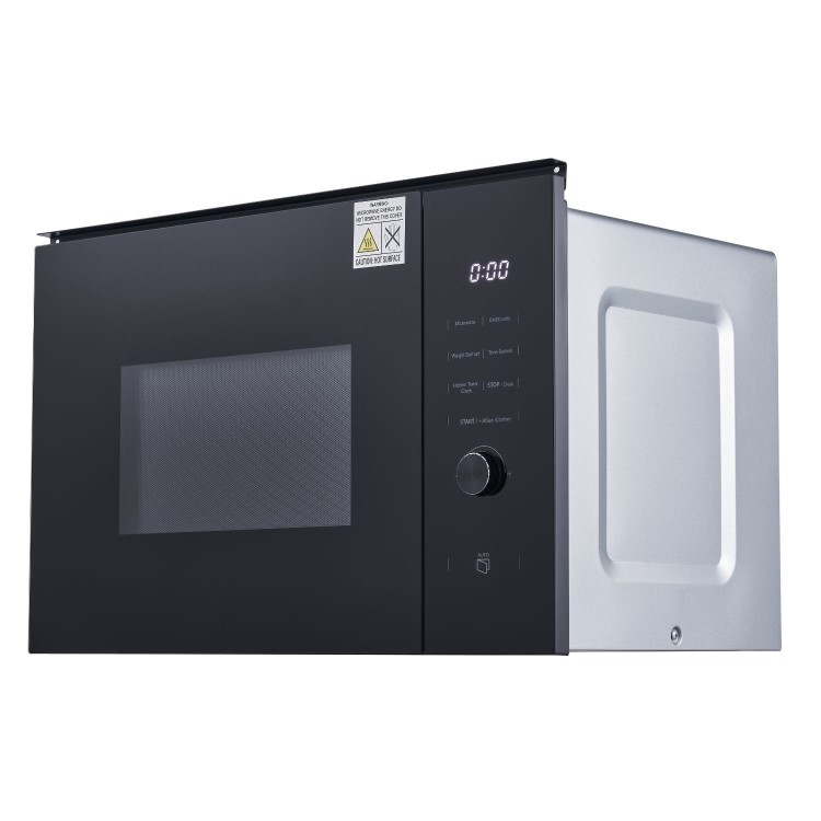 electriQ 25L 900W Built-In Microwave Oven - Black