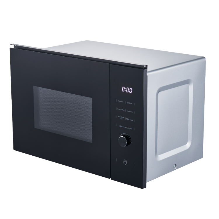 electriQ 25L 900W Built-In Microwave with Grill - Black