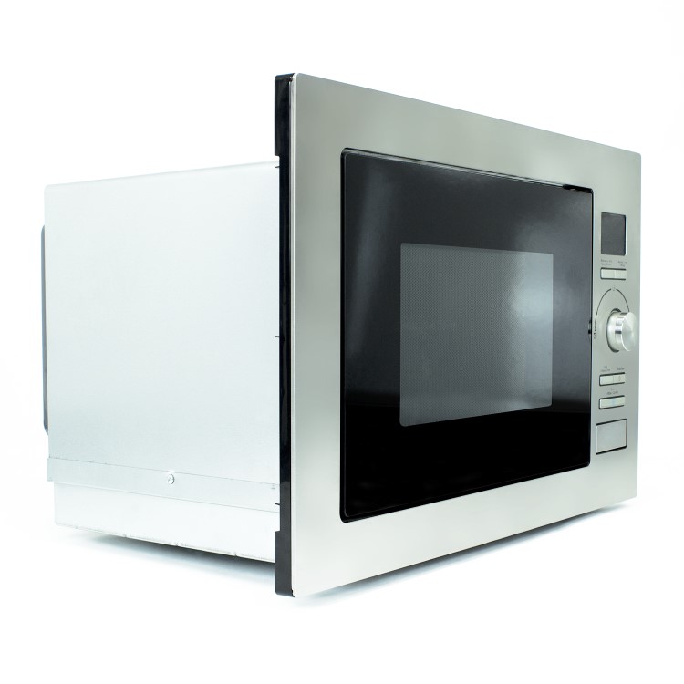 GRADE A3 - electriQ 25L Frameless Built-in digital Combination Microwave in Stainless Steel
