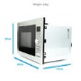 Refurbished electriQ EIQMOCBI25 Built In 25L 900W Frameless Digital Combination Microwave Stainless Steel