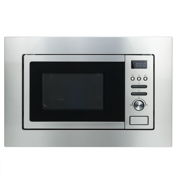 electriQ Built-In 800W Microwave with Grill - Stainless Steel