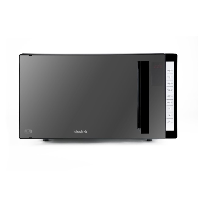 electriQ 25L 900W Freestanding Digital Combination Microwave Black and Stainless Steel electriQ