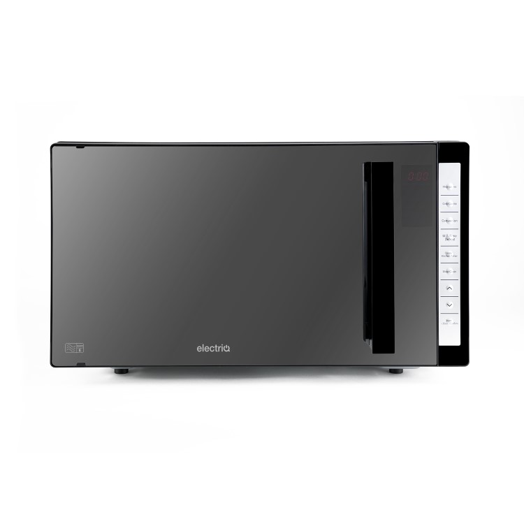 electriQ 25L 900W Freestanding Digital Combination Microwave - Black and Stainless Steel