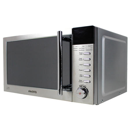 electriQ EIQMW8SSEL 20L 800W Freestanding Microwave with Grill and Digital Display in Stainless Steel