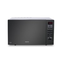 GRADE A2 - electriQ 25L 900W Freestanding Microwave with Digital Display in Black