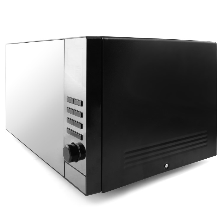 Refurbished electriQ EIQMW925SOLO 25L 900W Freestanding Microwave with Digital Display Black