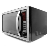 electriQ EIQMW9BEH 25L 900W Freestanding Digital Combination Microwave in Black and Stainless Steel