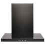 Refurbished electriQ EIQSLIM60BSS 60cm Slimline Cooker Hood with Slim Depth Black Stainless Steel
